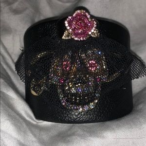 Betsey Johnson Skull Cuff bracelet